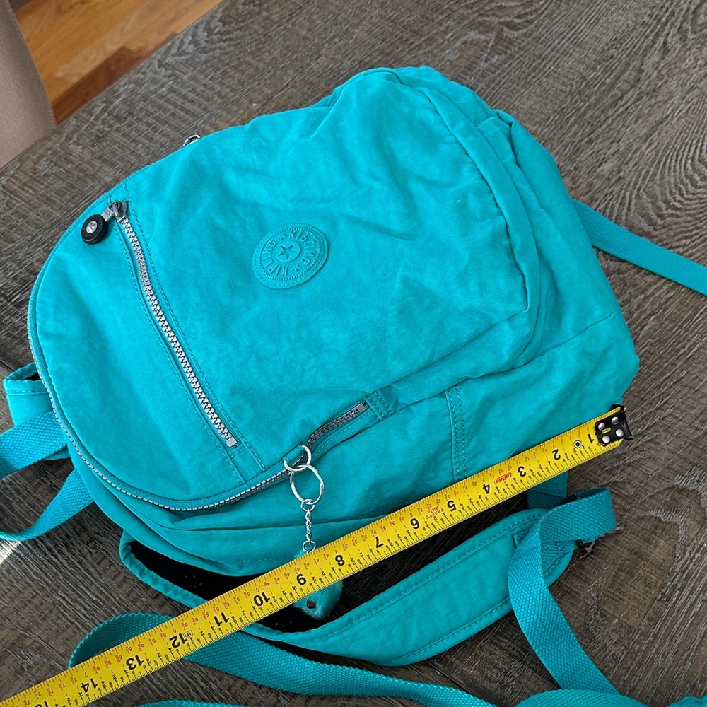 Kipling Turquoise/Teal Backpack And Crossbody/ Lu… - image 4